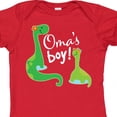 thumbnail image 4 of Inktastic Omas Boy Grandson Dinosaur Boys Baby Bodysuit, 4 of 5