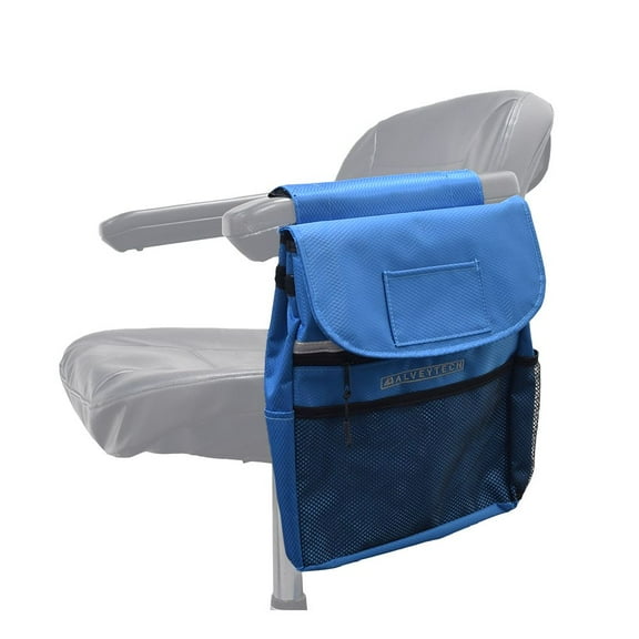 AlveyTech Saddle Bag for Mobility Scooters, Power Chairs, & Wheelchairs (Large, Blue)