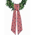 thumbnail image 2 of Yardvibe Patriotic Wreath Sash for Front Door, 56"x4.5" Double Sided Satin Stars and Stripes American Flag Ribbon for 4th of July Independence Day Decoration (F), 2 of 5