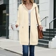 thumbnail image 2 of Godom Zip Up Hoodies for Women Oversized Fleece Long Pullover Hooded Sweatshirts Casual Long Sleeve Fall Jackets Coat 2025, 2 of 7
