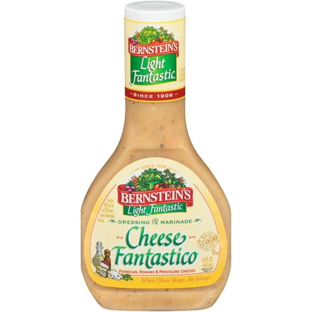 (3 Pack) Bernstein's Light Fantastic Cheese Fantastico Dressing 14 Oz Plastic