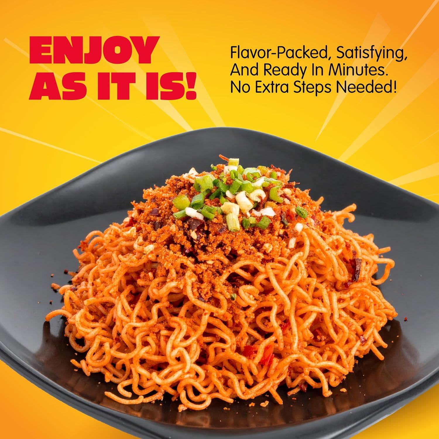 Mi Sedaap Instant Noodles, Korean Style Spicy Chicken Flavor, 3.03 oz (Pack of 40), Halal Certified, Hot & Savory Fried Noodles