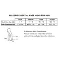 thumbnail image 2 of Allegro Men’s 8-15 mmHg Essential 122 Ribbed Compression Support Socks, Comfortable Support Garments for Men, 2 of 4