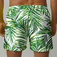 thumbnail image 6 of Odeerbi Mens Swim Trunks Hawaiian Tropical Print Bord Shorts Summer Beach Swimming Trunks Loose Beach Shorts with Pocket Swimming Pants Green, 6 of 6