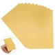 thumbnail image 2 of 50 tarjetas de presentación metálicas en blanco para grabar, multiusos, de aluminio, con acabado dorado, 2 of 7