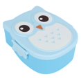 thumbnail image 1 of Lunch Box Plastic Durable Food Container Portable Cartoon Owl Lunch Box Food Safe Microwave Storage Container, 1 of 8