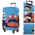 thumbnail image 5 of Stretch Luggage Cover M(22-24in)– Elastic Travel Suitcase Protector with Handle Openings & Bottom Closure, Washable Polyester Spandex Cover for 18"-32" Suitcases, S/M/L/XL Size, 5 of 6