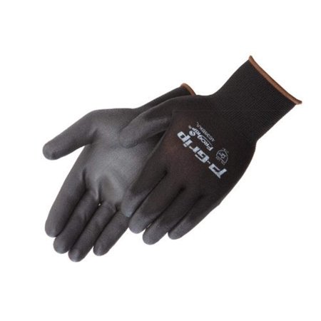 Liberty P-Grip Ultra-Thin Polyurethane Palm Coated Glove with 13-Gauge Nylon/Polyester Shell, X-Large, Black (Pack of 12)