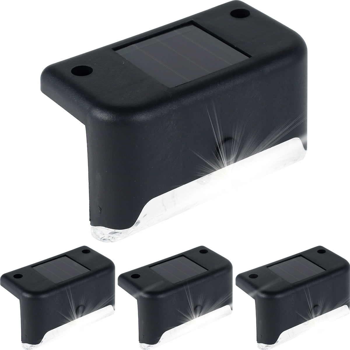 Solar Railing Light Outdoor LED Solar Fence Light Auto ON/OFF Solar