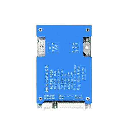 

16S 48V 50A LiFePO4 Lithium Battery Protection Board with Battery