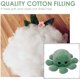 thumbnail image 4 of Pulpo de peluche reversible, pulpo de peluche de doble cara, pulpo de peluche con estado de ánimo, adorables mini peluches, peluches para niños, niñas y amigos (rosa claro-verde claro), 4 of 5