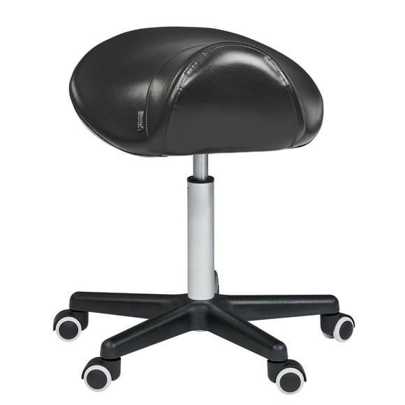 Master Massage Hydraulic Saddle Massage Stool, Black