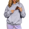 thumbnail image 3 of Shadoumai Pet Pouch Hoodies Unisex With Pockets Oversized Sweatshirts Outside Puppy Holder Sweatshirts Cat Hoodie, 3 of 6