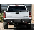 thumbnail image 2 of TIOYAR Compatible with 1999-2000-2001-2002-2003-2004-2005-2006 Chevy Silverado 1500 Rear Bumper Textured Black Steel with Lights and D-rings, 2 of 6