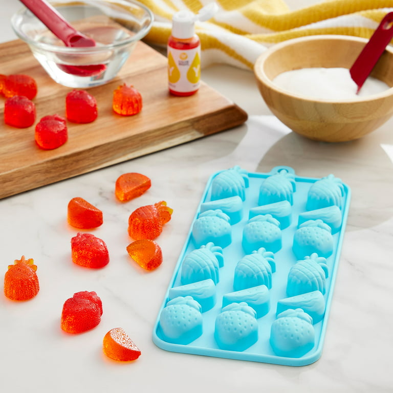 chocolate molds(30 with 6 shapes) Chocolate Candy Silicone Mold 30-Pack  with 6 Shapes,Baking Ice Tray Dropper, and Candy Silicone Mold 