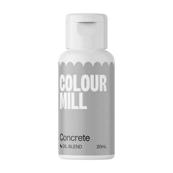 Colour Mill Oil-Based Food JKF25 Coloring, 20 Milliliters Concrete