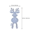 thumbnail image 2 of BESTYASH silicone resin molds crystal Christmas Deer Ornament Mold Transparent 1Pcs for Epoxy Resin Casting, 2 of 8