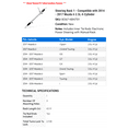 thumbnail image 2 of Steering Rack 1 - Compatible with 2014 - 2017 Mazda 6 2.5L 4-Cylinder 2015 2016, 2 of 2