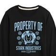thumbnail image 3 of Marvel Iron Man - Property Of Stark Industries - Toddler And Youth Long Sleeve Graphic T-Shirt, 3 of 5