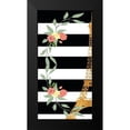 thumbnail image 2 of SD Graphics Studio 14x24 Black Modern Framed Museum Art Print Titled - Eiffel on Stripes Panel I, 2 of 5