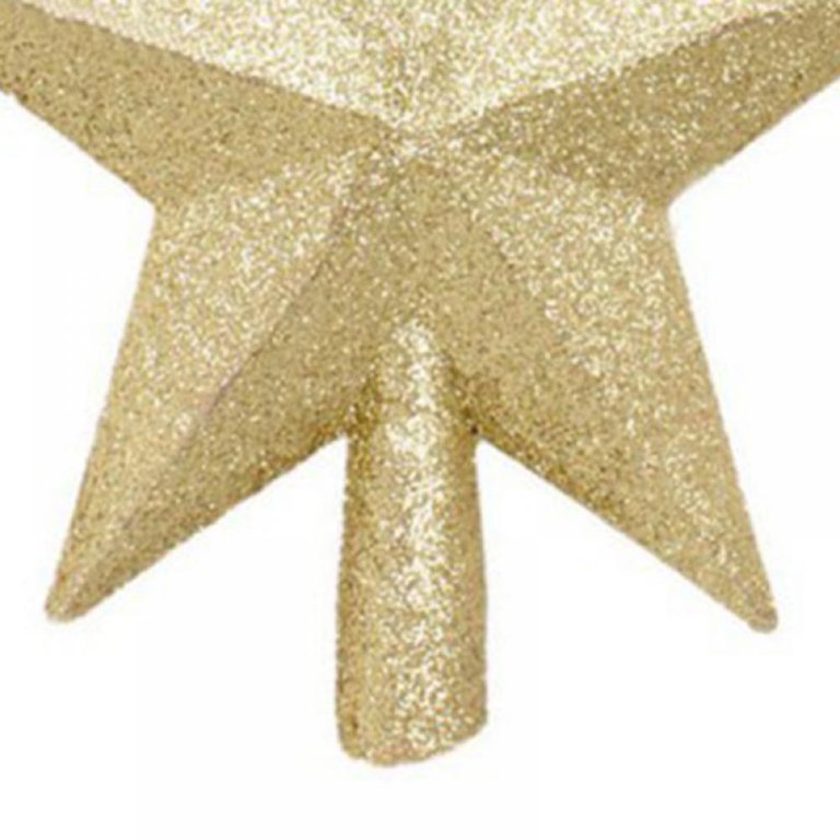 8 Inch Bethlehem Glitter Gold Star Christmas Tree Toppe – ChristmasCottage