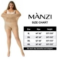 thumbnail image 4 of Manzi Women's 2 Pack Plus Size Control Top Leggings Nude Pantyhose, 4 of 7