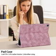 thumbnail image 3 of Case for iPad Pro 11 inch 2022/2021/2020/2018, Pink Leather Folio Stand with Pencil Holder & Card Slot, Auto Wake/Sleep, 3 of 7