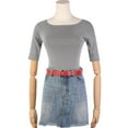 thumbnail image 5 of INSPIRE CHICWomen Faux Leather Belt, 1.0" Wide Casual Waist Belts with Silver Buckle for Jeans Pants Dresses 41.7x1.0" (LxW) Red, 5 of 6