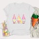thumbnail image 5 of Pascua mujer casual manga corta impreso cuello redondo blusa camiseta damas tops Pompotops hkajfhjk461083, 5 of 7