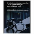 thumbnail image 1 of Gafas Inteligentes Bluetooth 4K Fotografía y Grabación de Vídeo Integradas con Punto de Acceso WiFi, con Tarjeta 64G, 1 of 8