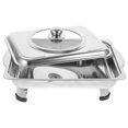 thumbnail image 1 of Ensemble de Chauffe-Vaisselle Buffet Chafer Buffet Serveurs Réchauffeurs Chafer Poêle Support Alimentaire de Cuisine, 1 of 3