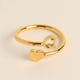 thumbnail image 2 of Xihbxyly Anillos de Inicial de Oro, Anillo Apilable con Letra Abierta, Joyería Ajustable con Alfabeto, Regalos Personalizados Únicos, Accesorio de Moda para Mujer, Perfecto para Mamá o Novia., 2 of 3