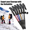 thumbnail image 3 of Ultra-light adjustable hiking stick, ergonomic T-shaped handle and shock-absorbing system - durable aluminum alloy, perfect for outdoor enthusiasts and hikers for hiking and trekking, 3 of 20