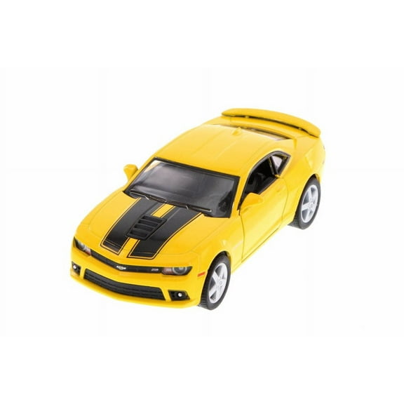 2014 Chevrolet Camaro, Yellow - Kinsmart 5383DF - 1/38 Scale Diecast Model Toy Car (Brand New, but NOT IN BOX)
