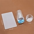 thumbnail image 4 of Plantilla Sello para Uñas Cgtredaw Estampador Silicona Transparente Con raspador, 4 of 9