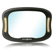 Primo Passi Backseat Baby Car Mirror, Adjustable Light Up Mirror for Baby with Remote Control, Shatterproof