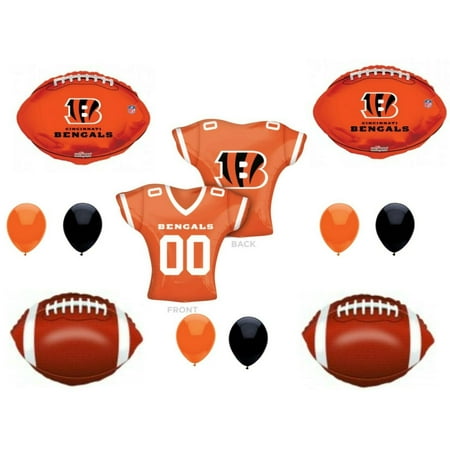 Bengals Tigers Football party balloons Decoration Supplies Game Day