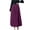 Purple, variant on Odeerbi Skirts for Women Fashion Solid Skirt Strap Ladies Floral Skirts Mesh High Waist Pleated Skirt Beige