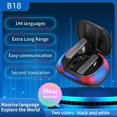 thumbnail image 3 of Auriculares Bluetooth inalámbricos con traductor de voz inteligente Blanco Como se describe, 3 of 5