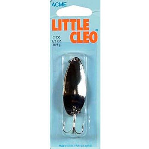 Acme Tackle Little Cleo, Fishing Spoon, 2/3 Oz. Nickel
