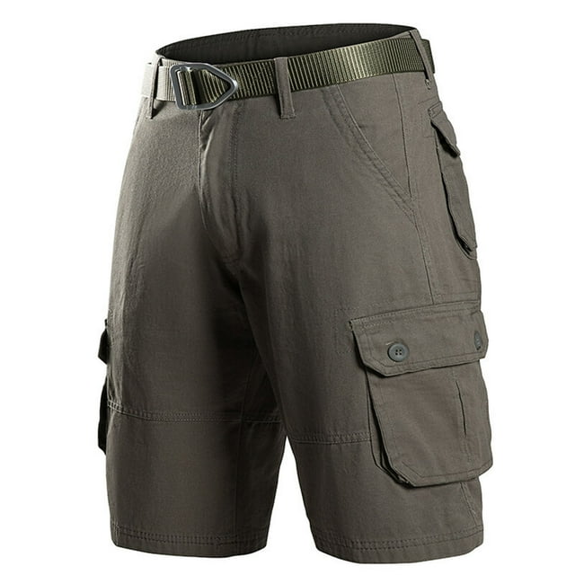 DcGZvy Men's Shorts Gym Shorts Running Shorts Men Mens Cargo Shorts Men's Athletic Shorts with Pockets Men Casual Shorts Solid Color 2025 Summer Shorts for Men 34