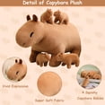 thumbnail image 2 of Peluche SQEQE Capibara Mommy con 4 bebés, 2 of 6