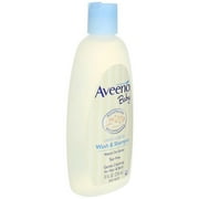 Aveeno Baby Wash & Shampoo For Hair & Body, Tear-Free, 8 oz (Pack of 3)