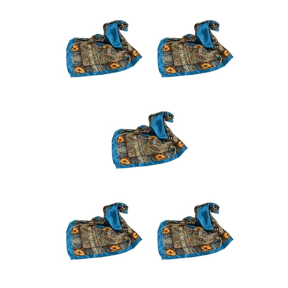 Sonducket Bufanda cuadrada Bufandas Cabeza Cuello Ropa Traje Decoración Impreso Portátil Plegable Vacaciones Regalo decorativo 90x90cm Type2 NO2
