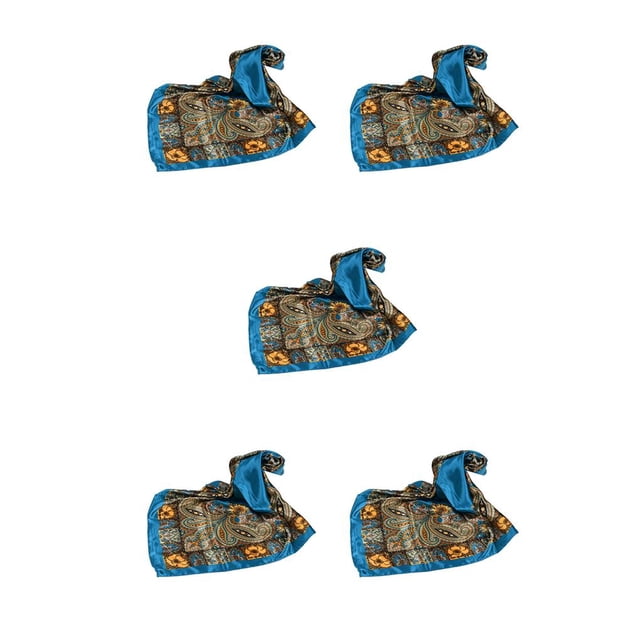 Sonducket Bufanda cuadrada Bufandas Cabeza Cuello Ropa Traje Decoración Impreso Portátil Plegable Vacaciones Regalo decorativo 90x90cm Type2 NO2