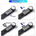 thumbnail image 4 of Digital Angle Finder Protractor, 2 in 1 Angle Finder Ruler for Woodworking/Carpenter/Construction/DIY Tools，Black, 4 of 5