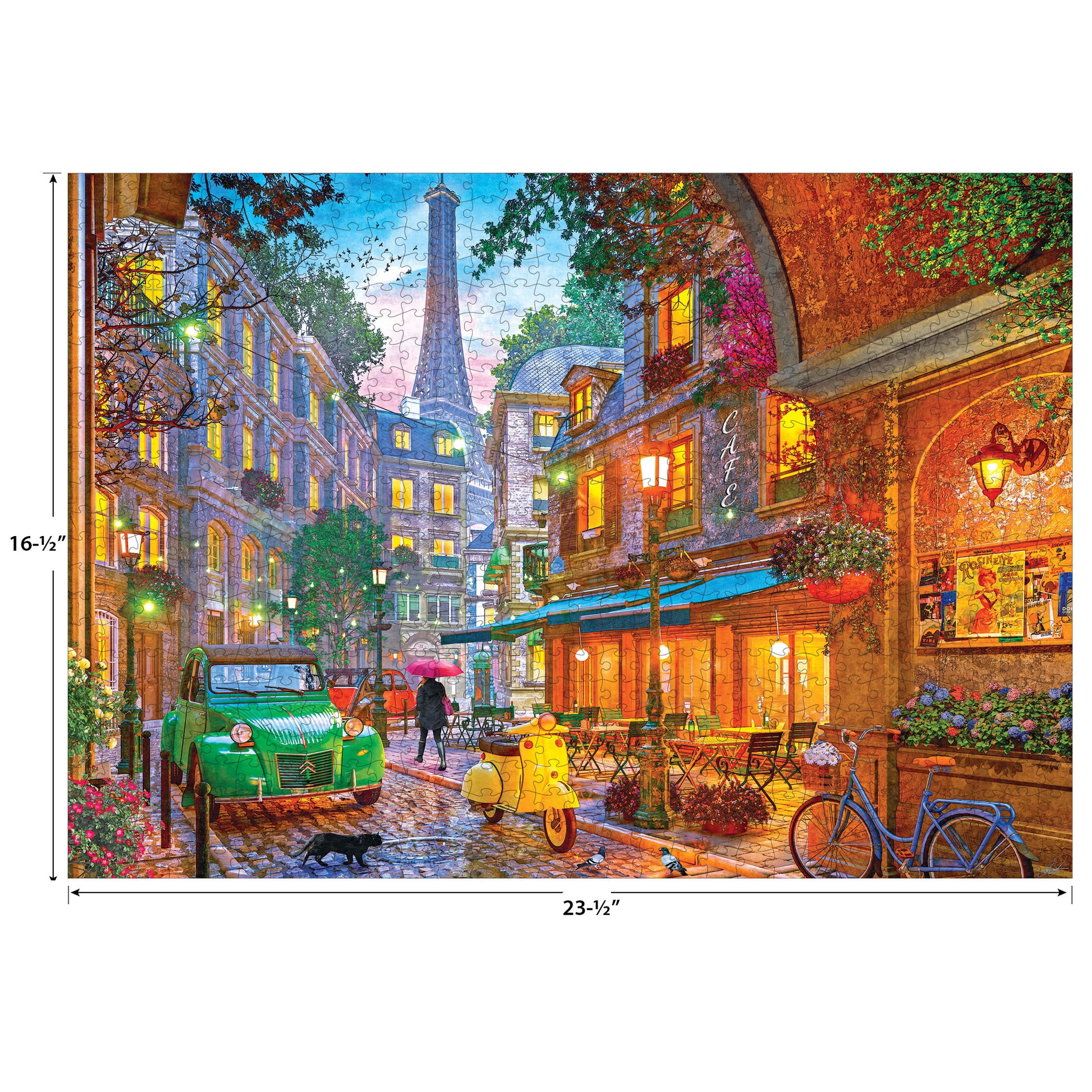 COLORLUXE 500PC Cat In Paris - Walmart.com