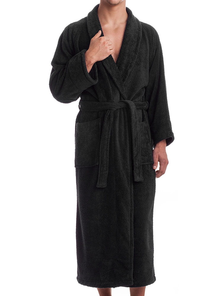 eLuxurySupply Men's Terry Cloth Bath Robe