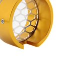 thumbnail image 3 of DYNWAVECA Motorcycle Aluminum High Intake Filter Mesh Cover for Pure Racer , Yellow, 62 x 46mm, 3 of 7