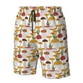 thumbnail image 5 of Naloa Mushroom Men's Beach Shorts, Surfing shorts, Swim trunks, Quick Dry Swim Trunks for Surfing Beach Fun - Small, 5 of 9